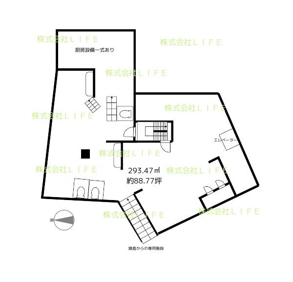 　略図ですのでサイズ等は現地で確認願います